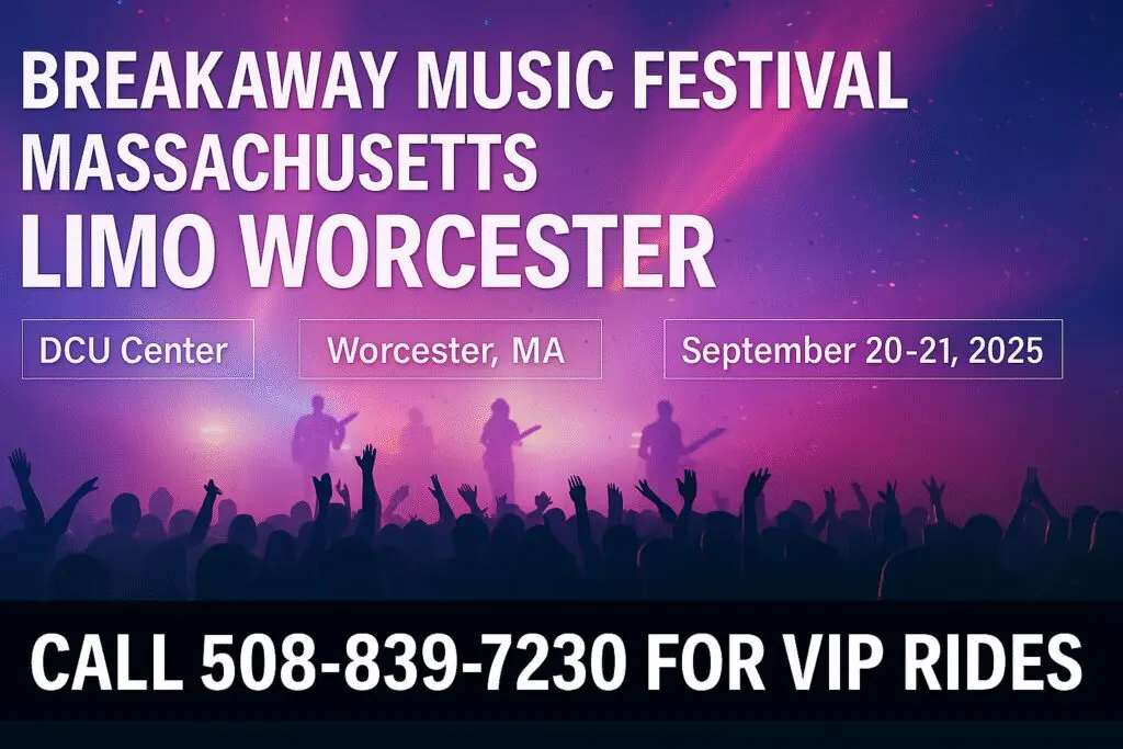 Breakaway Music Festival limo Worcester details