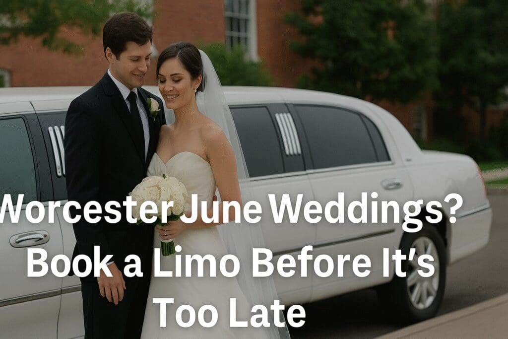 worster wedding limo rental white limo