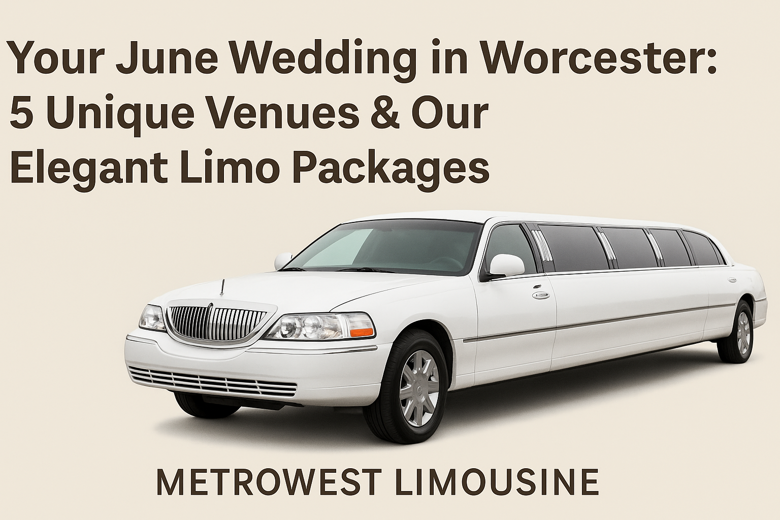 wedding venues Worcester limo