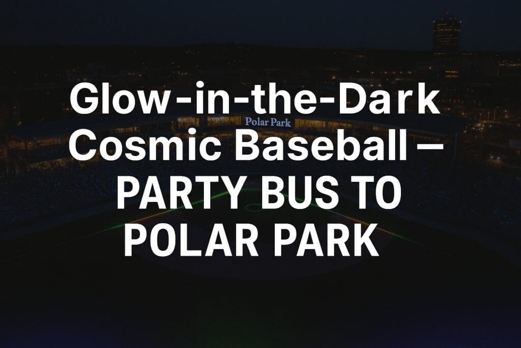 party bus rental Worcester for Cosmic Baseball