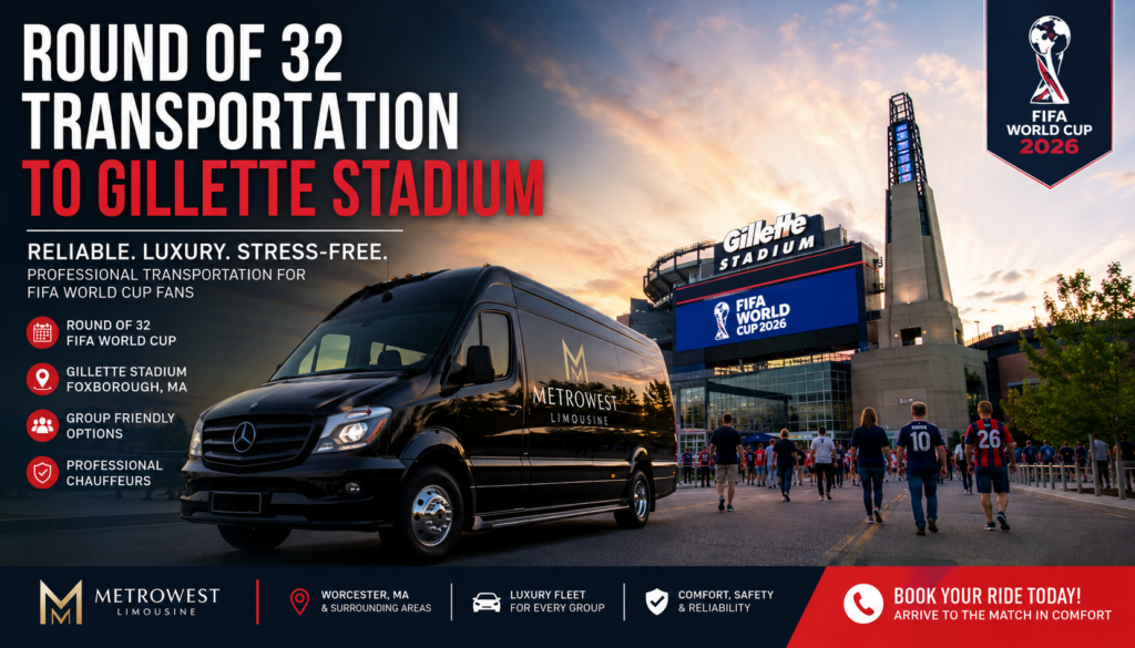 Round of 32 Transportation Gillette Stadium