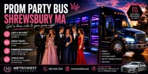 prom party bus Shrewsbury MA