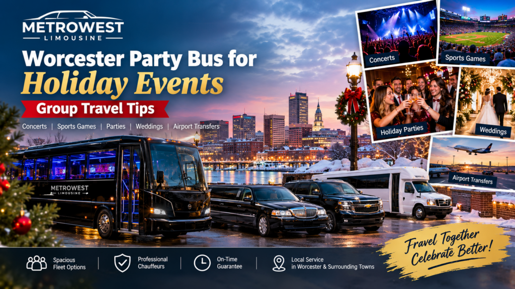 Worcester Holiday Party Bus Celebration
