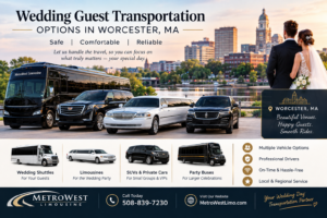 wedding guest transportation Worcester